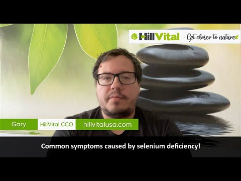 Common symptoms caused by selenium deficiency