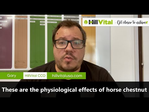 These are the physiological effects of horse chestnut