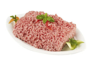 Minced meat.