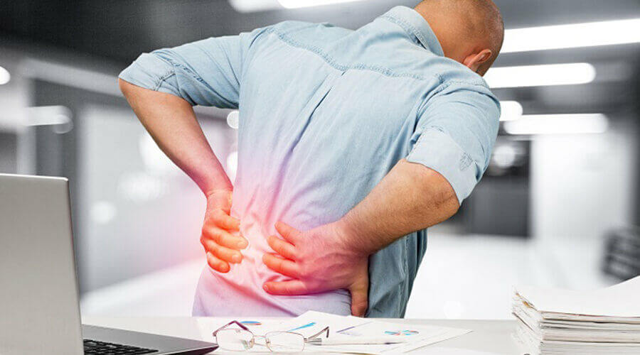Possible causes of burning back pain