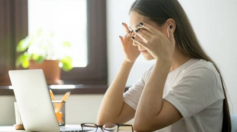Women who were in stress tried to overcome from it