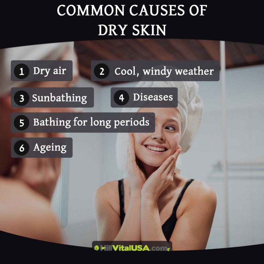 Common causes of dry skin