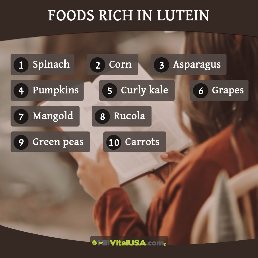 Foods rich in lutein