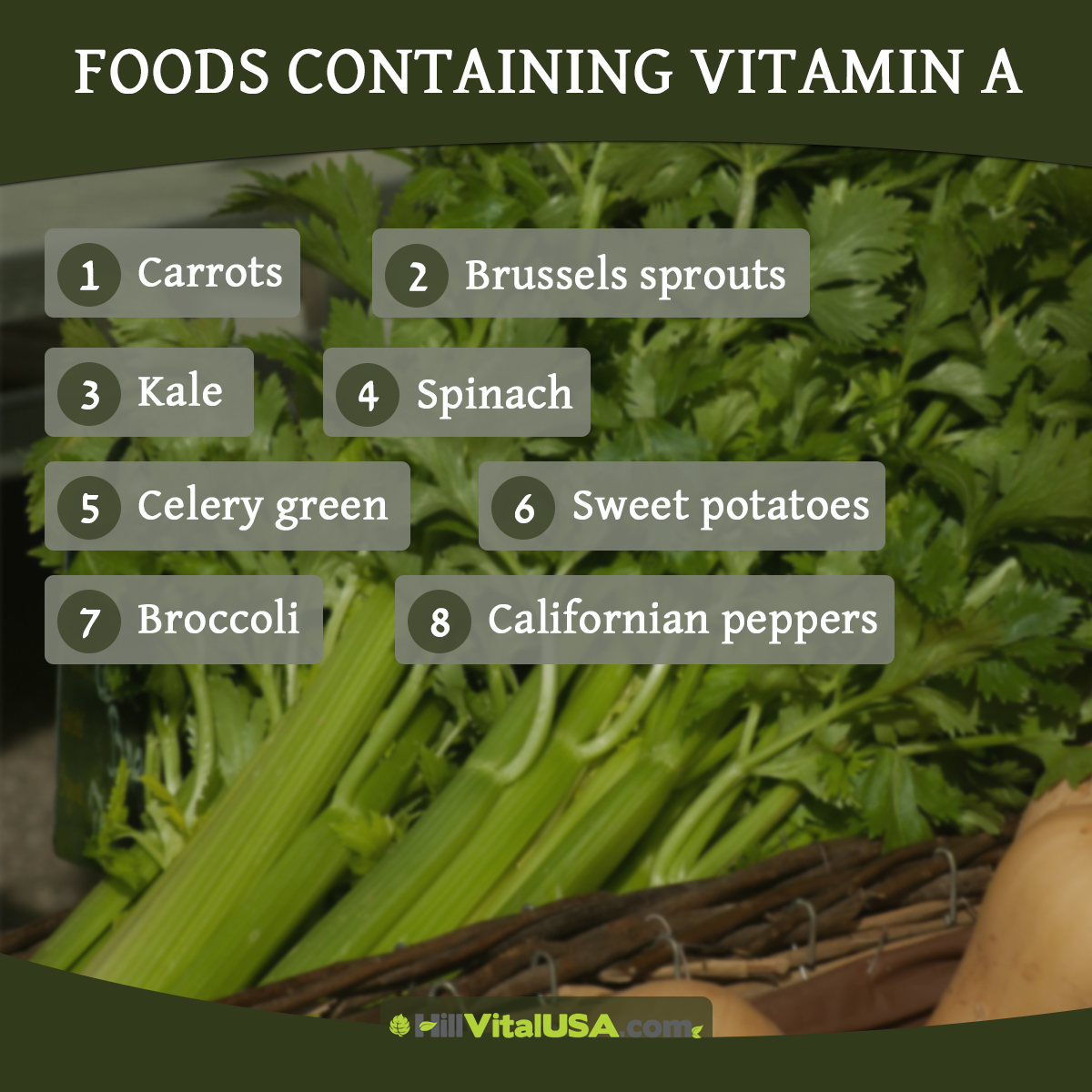 Foods containing vitamin A