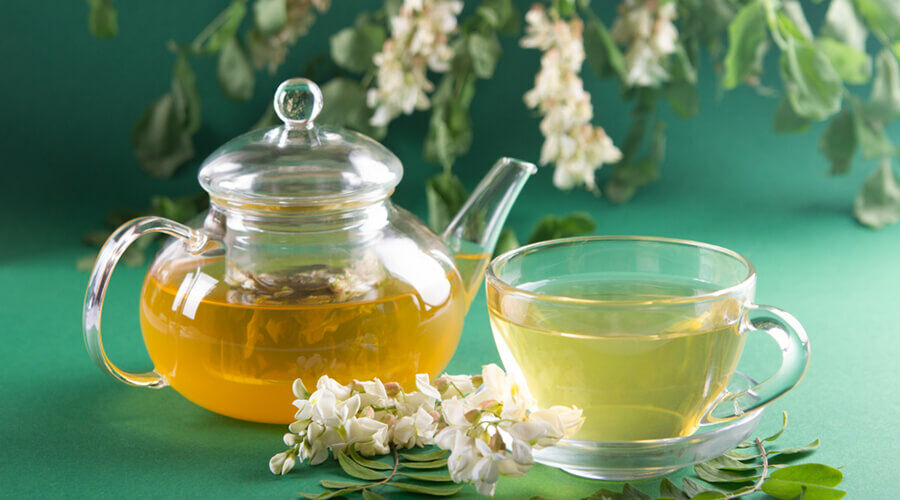 Unusual medicinal properties of white acacia tea