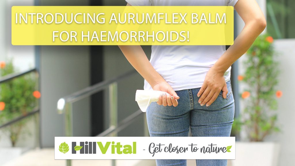 Introducing Aurumflex Balm for hemorrhoid relief. 2 Introducing Aurumflex balm - in case of haemorrhoids