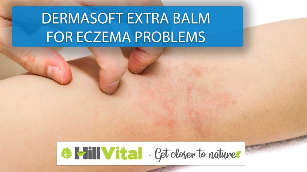 Introducing Dermasoft Extra Balm for eczema relief. 9 women with eczema with title dermasoft extra balm for eczema relief