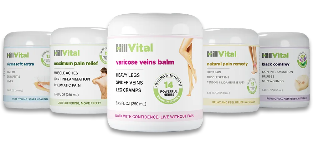 HillVital five main products image